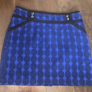 Classic Patterned Mini Skirt Polka Dot